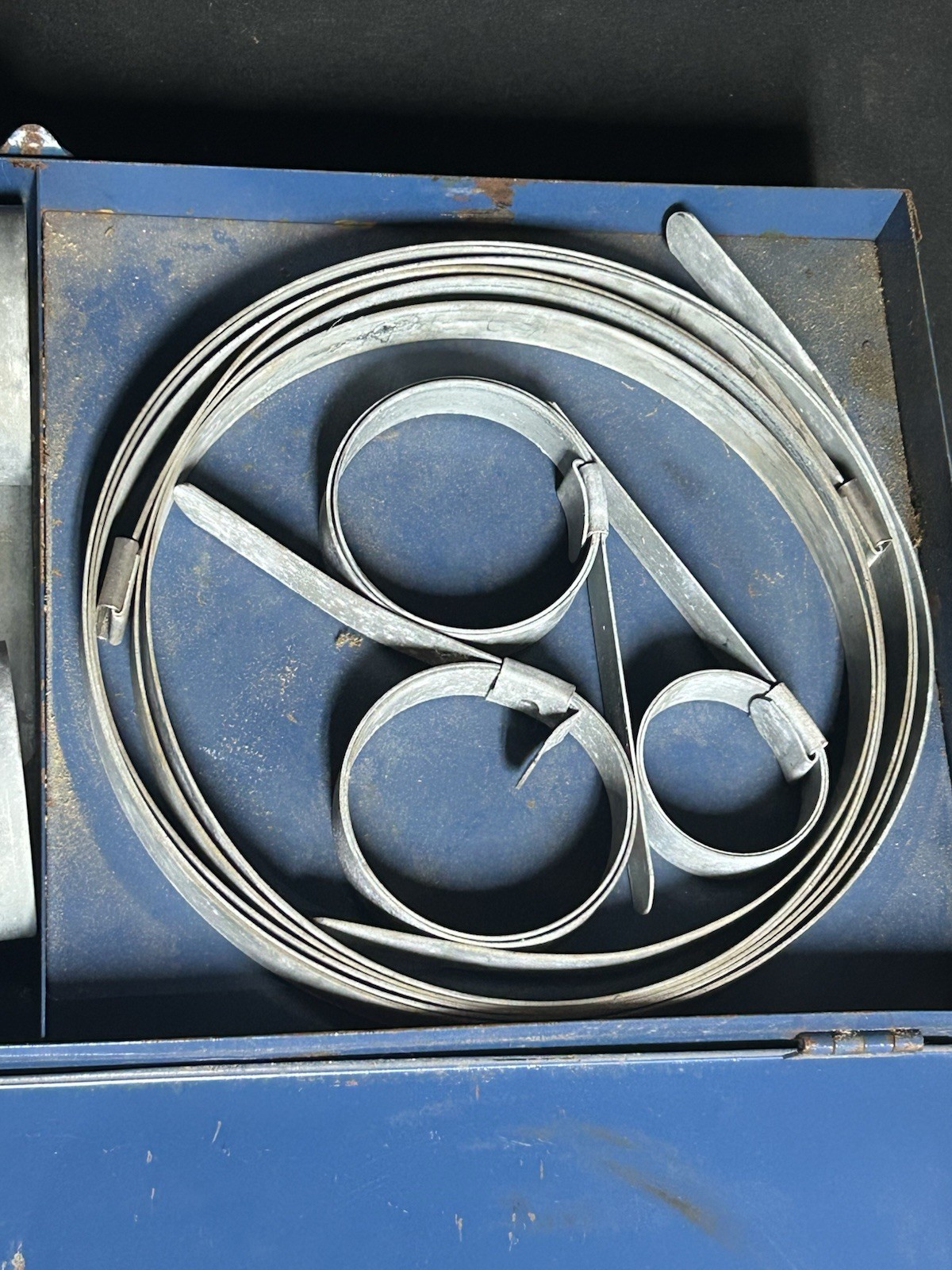 VINTAGE FAST LOK CLAMP KIT F-45 In METAL TOOL BOX