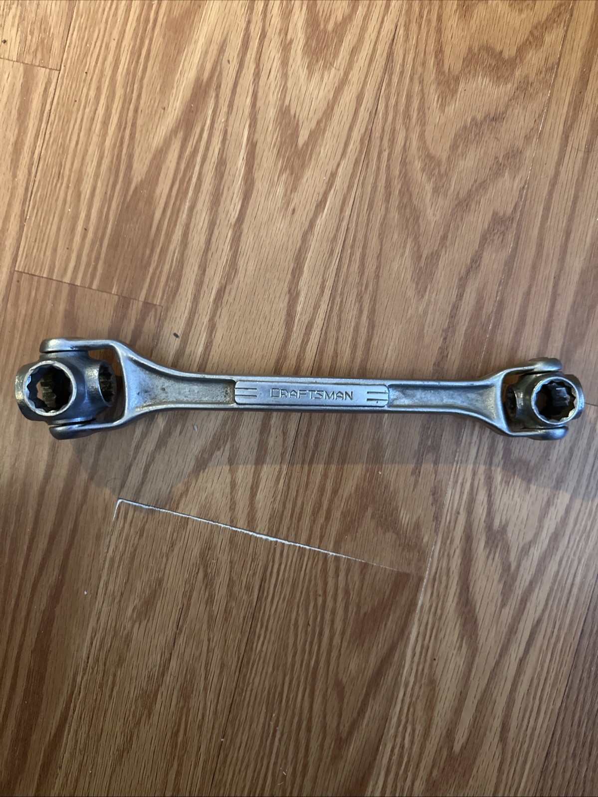 VINTAGE CRAFTSMAN 8 IN 1 SAE DOG BONE 12 Pt SOCKET WRENCH 7/16″ TO 5/8″ USA