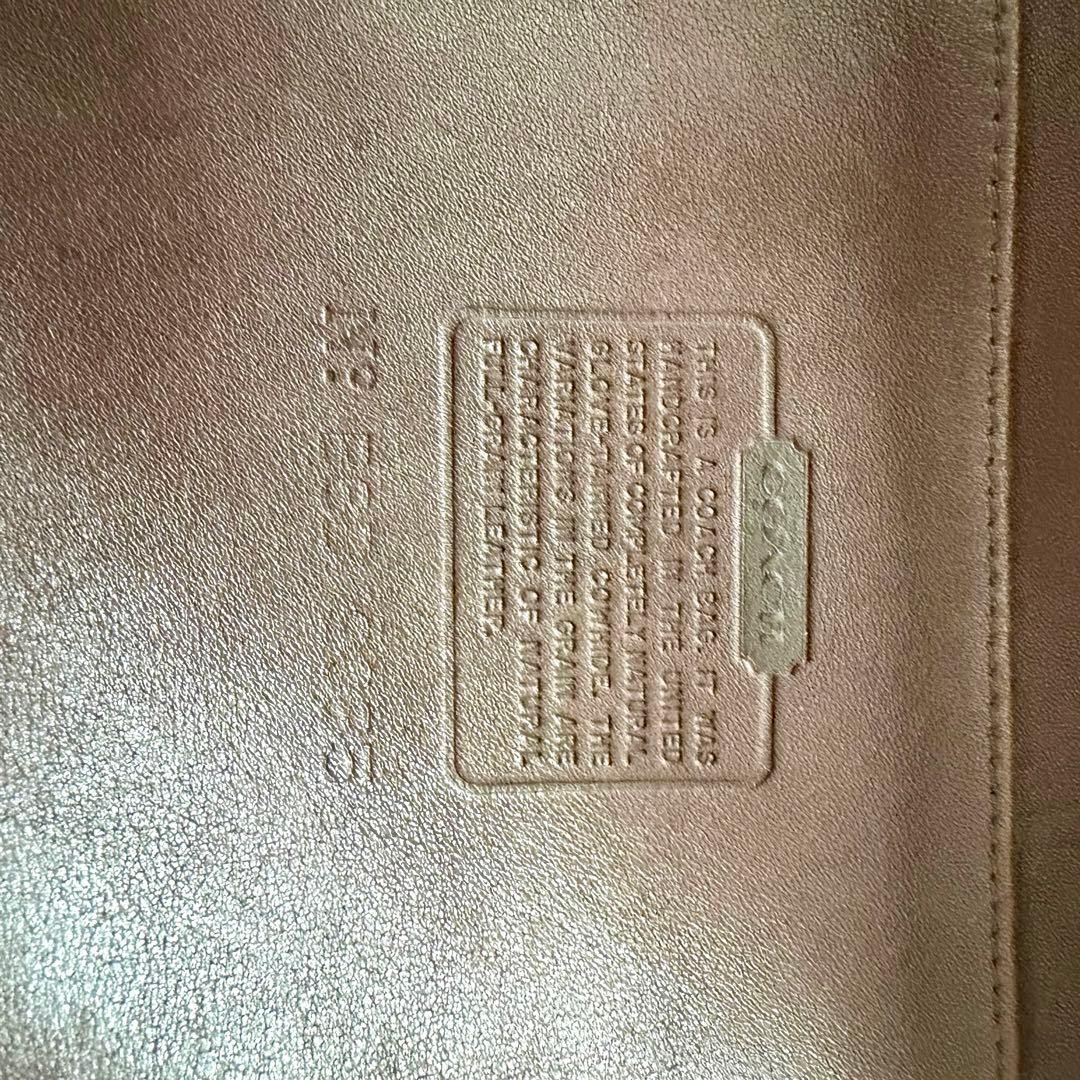 COACH One Shoulder Bag 9085 Brown Leather 31cm x 38cm x 21cm Used