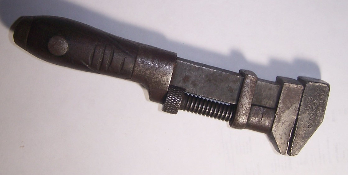Antique L. COES WRENCH CO. 6 1/2” MONKEY Nut WRENCH WORCESTER MASS