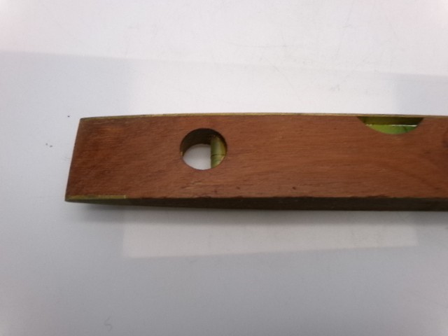 Wood & Brass Spirit Level – 10″ Rabone Chesterman 1626 – Made in England