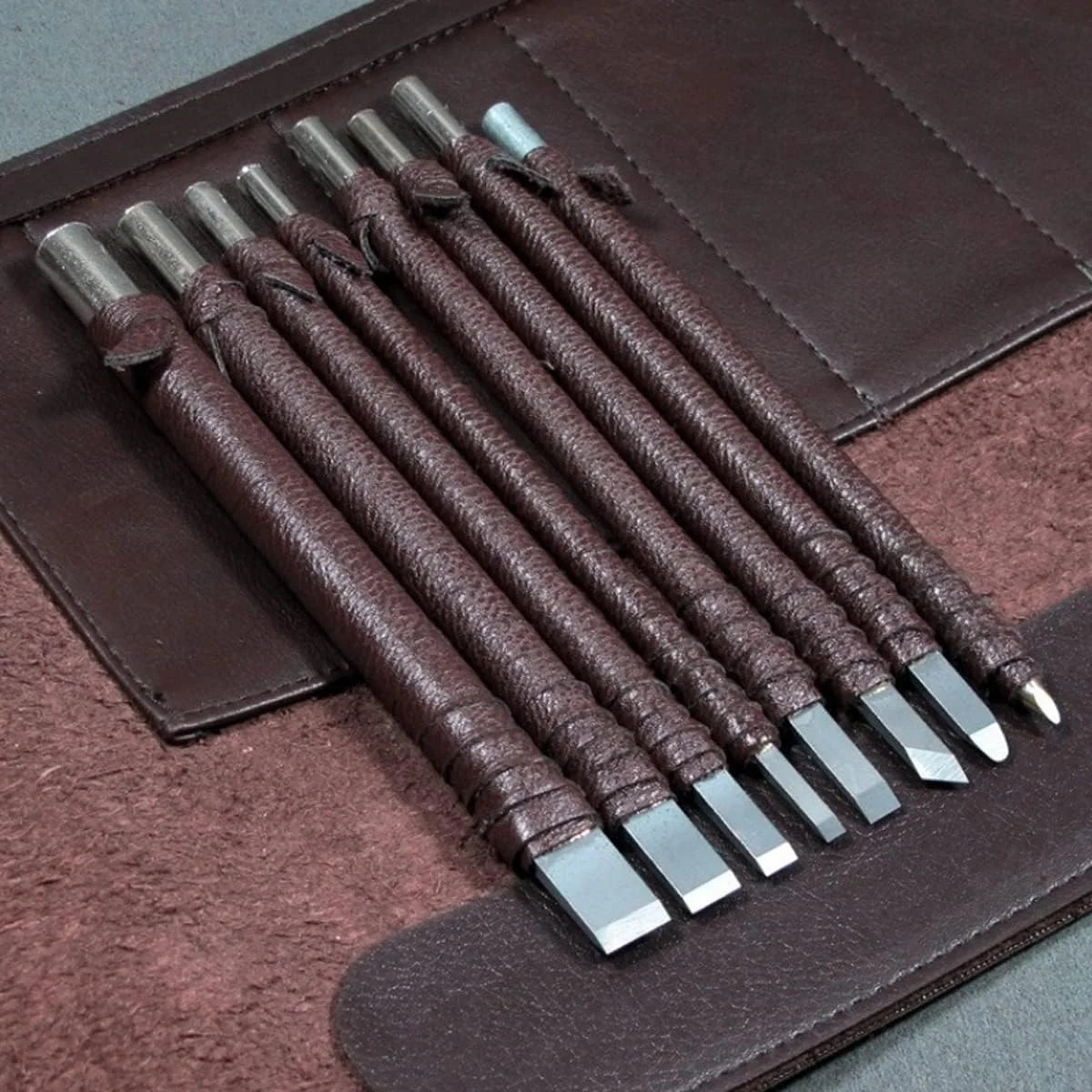 Stone Carving Tool Set Chisel Carving Tool Carving Kit 8pcs Engraving Carve Cutt