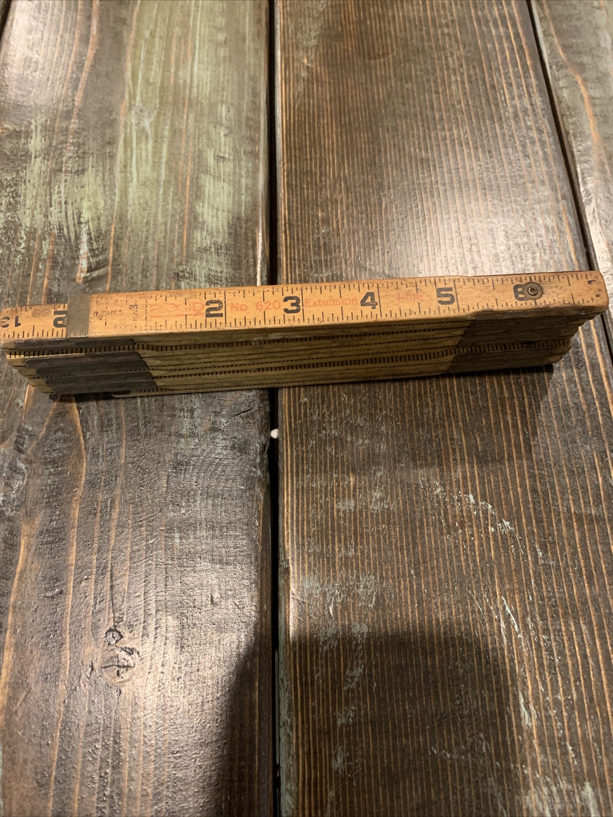 VINTAGE RIGID TOOLS NO 620 FOLDING 72″ TAPE RULE RULER MEASURE EXTENSION RULE