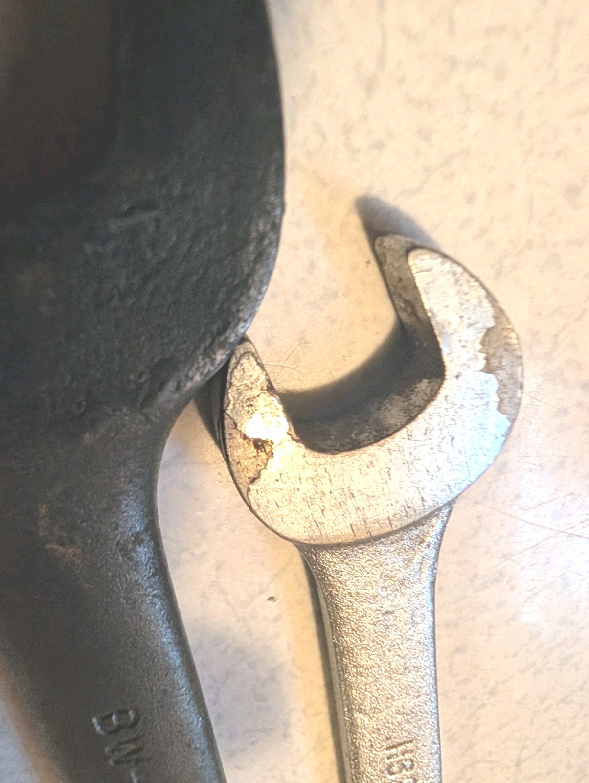 One WILLIAMS COMBINATION 1162 1/2 INCH USA & One OPEN END WILLIAMS WRENCH BW731A
