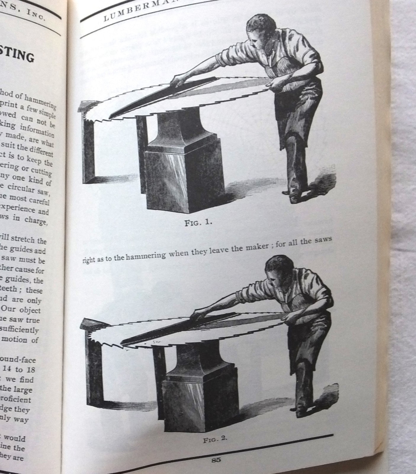Used DISSTON LUMBERMAN HANDBOOK 1983 REPRINT of 1907 HANDBOOK HENRY DISSTON