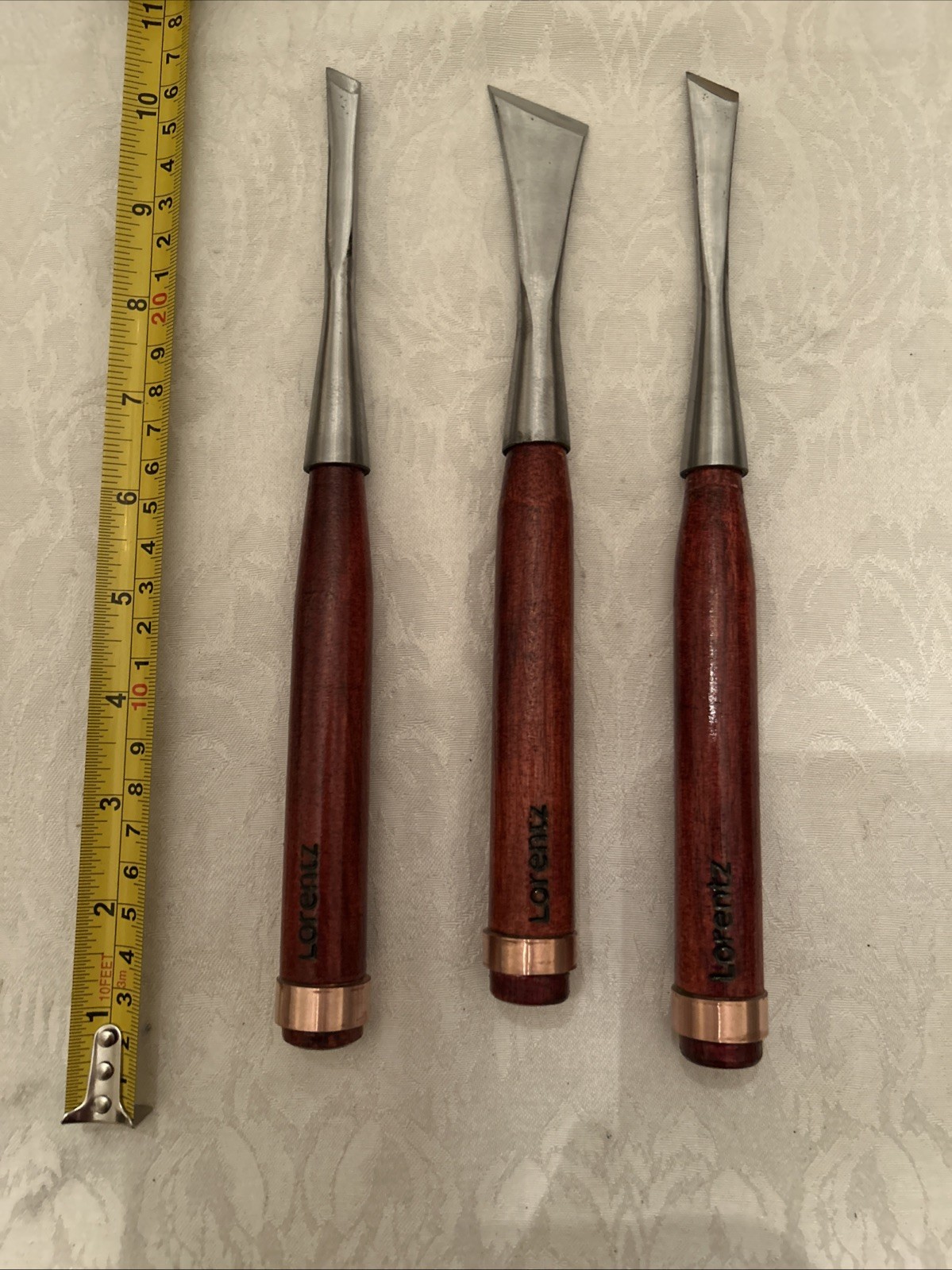 Socket Skew Chisel Set Of 3, Sweep # 1s / 10, 15, 26mm