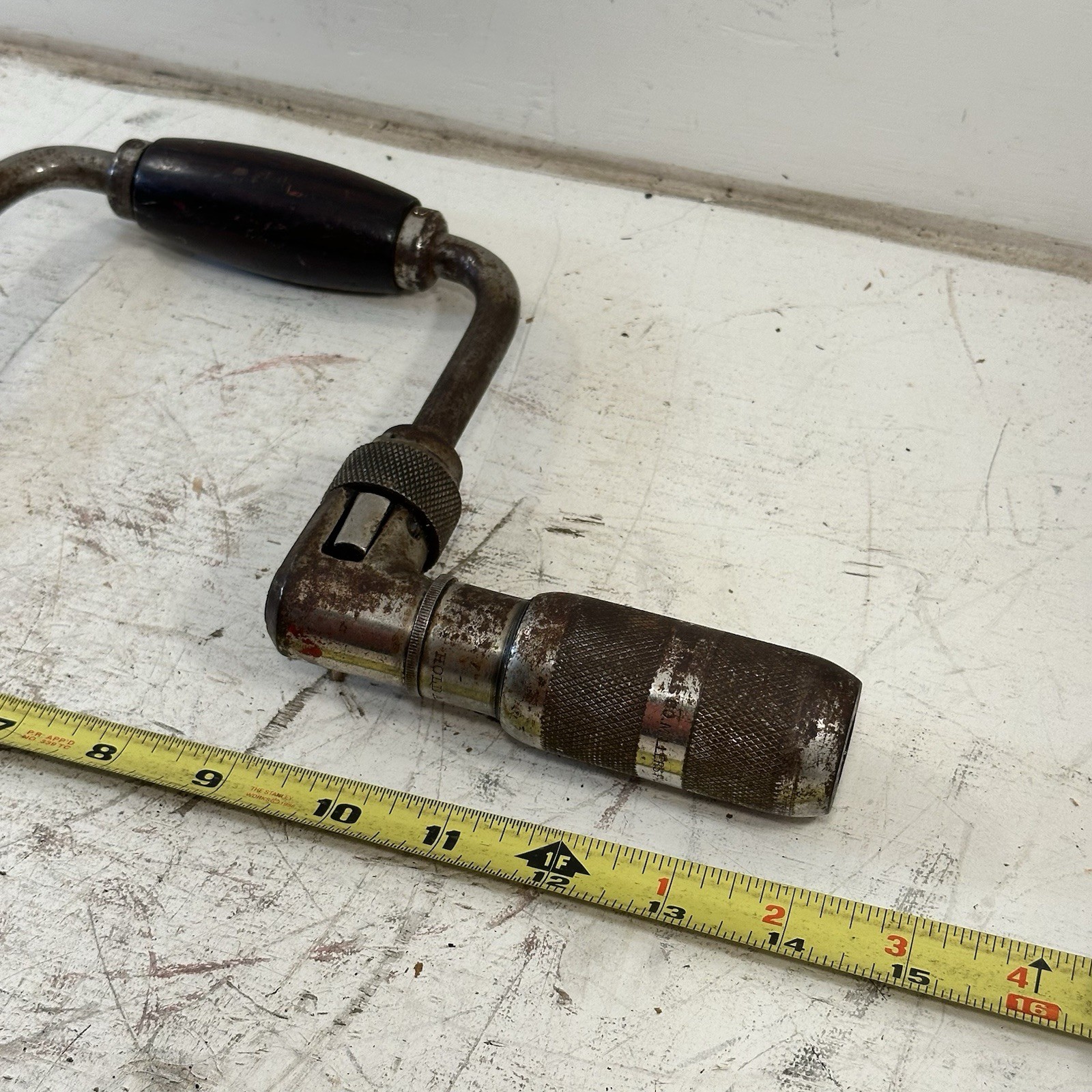 Vintage Miller Falls No 733 Ratchet Brace Tool Very Nice Workable Condition