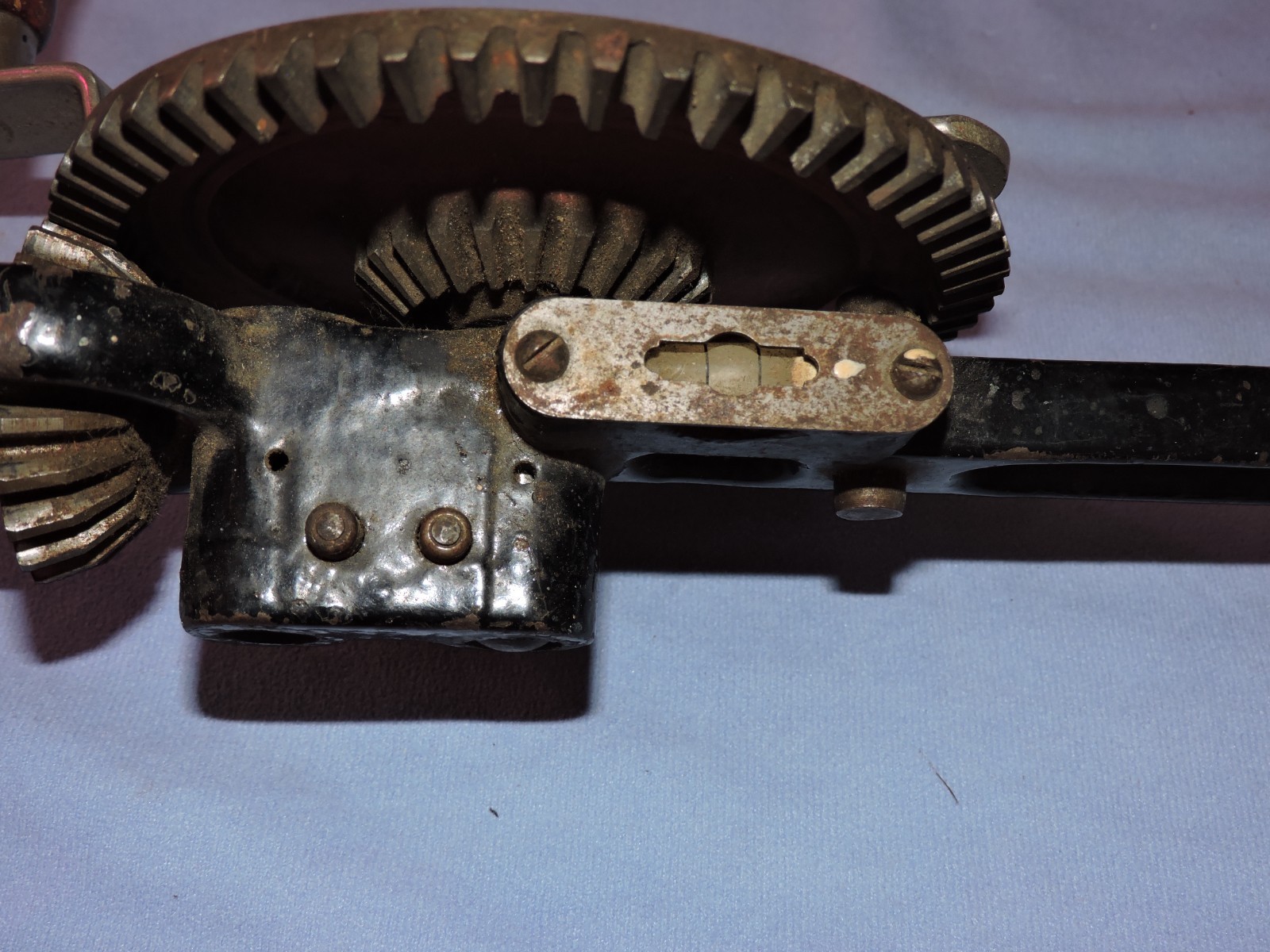 Vintage Craftsman Hand Drill with Shoulder Brace and Built In Glass Level 107.1