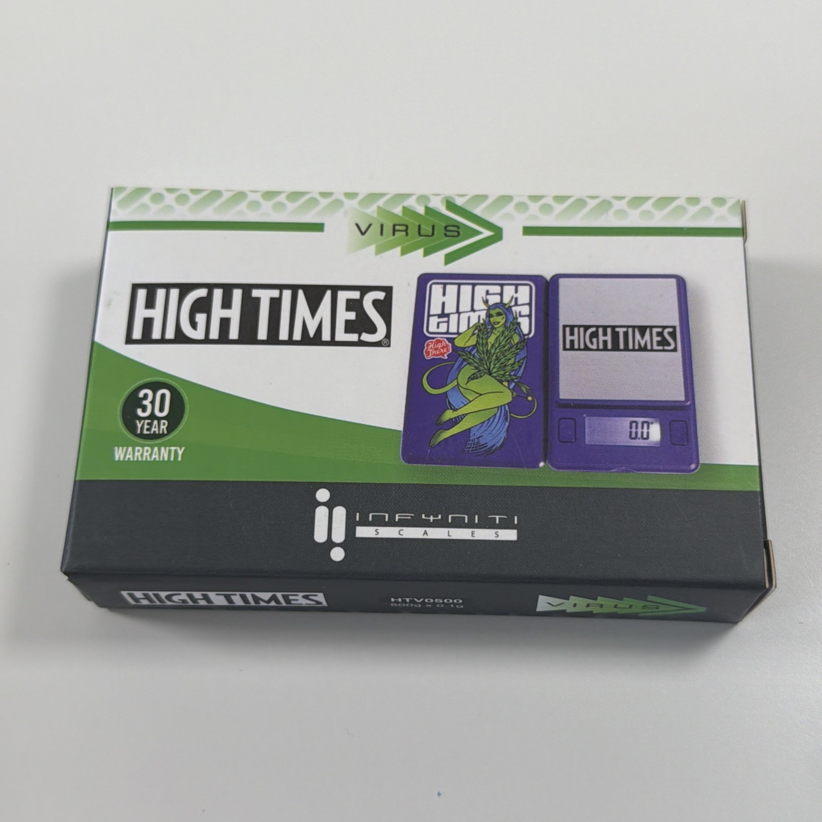 Infyniti Scale High Times Virus Digital Pocket 50g x 0.1g Purple New HTV0050 HTF