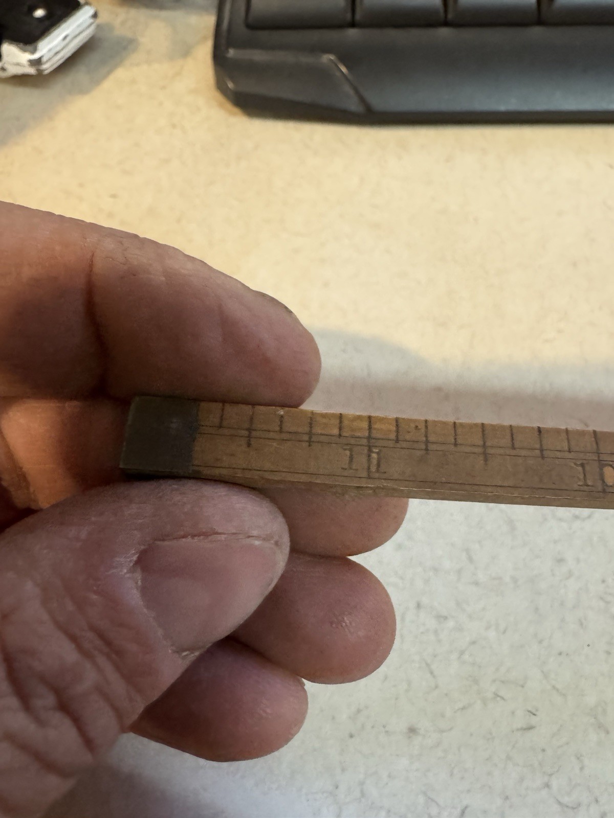 Rare HTF Vintage Stephens & Co. No. 70 Wood Folding Ruler 12”