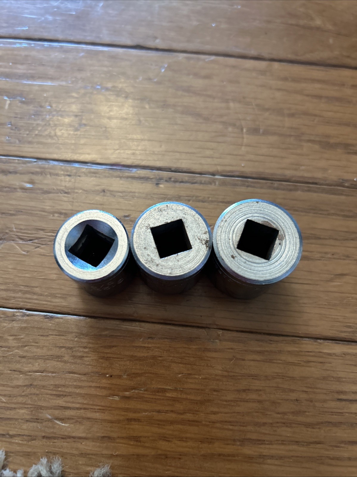 Lot of 3/8” Drive 12 Point Sockets Made in Japan SAE 5/8, 11/16, 3/4 Shallow