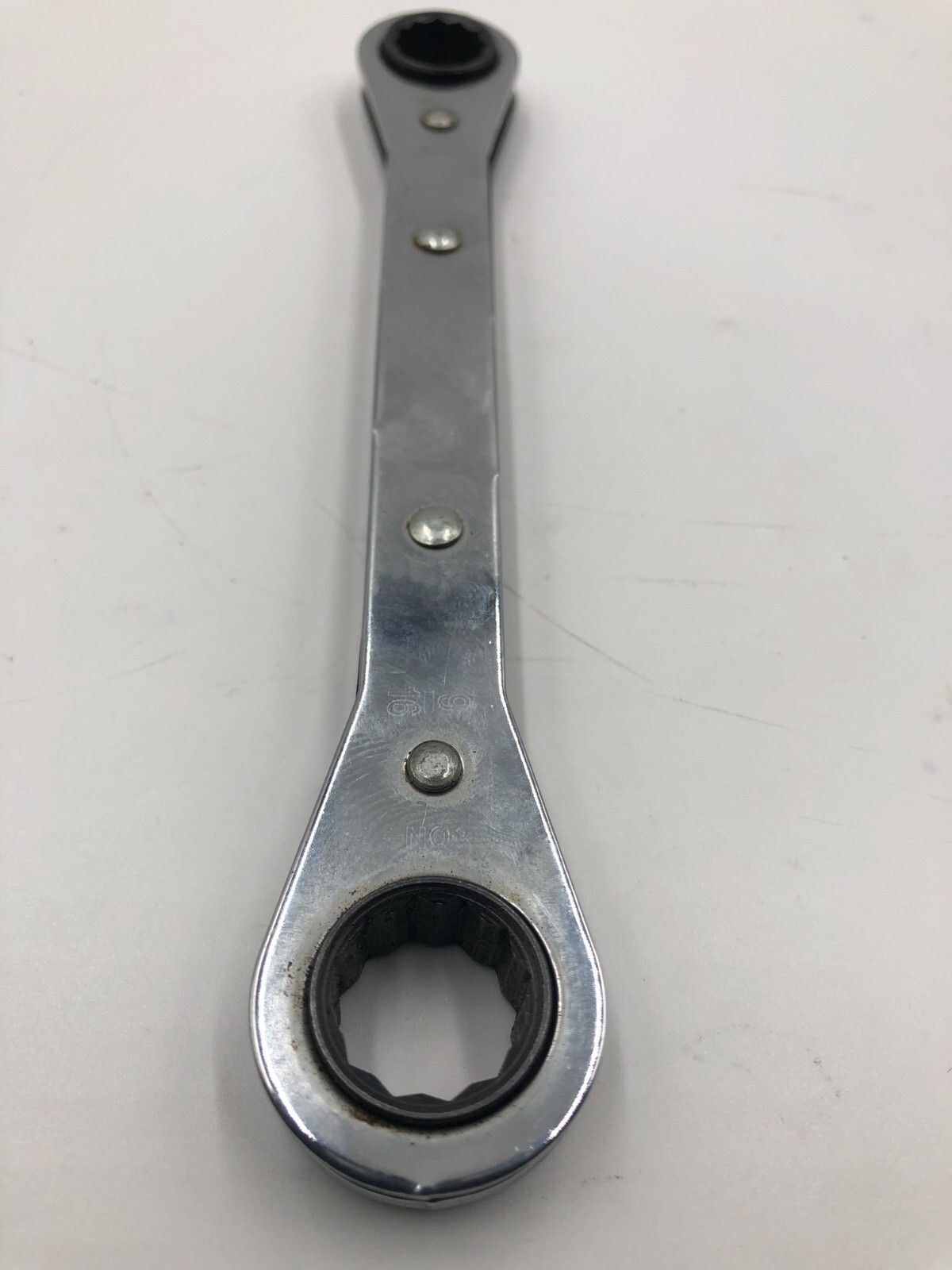 Vintage Craftsman SAE 12PT 1/2″ x 9/16″ Ratcheting Box Wrench 42163, Free Ship!