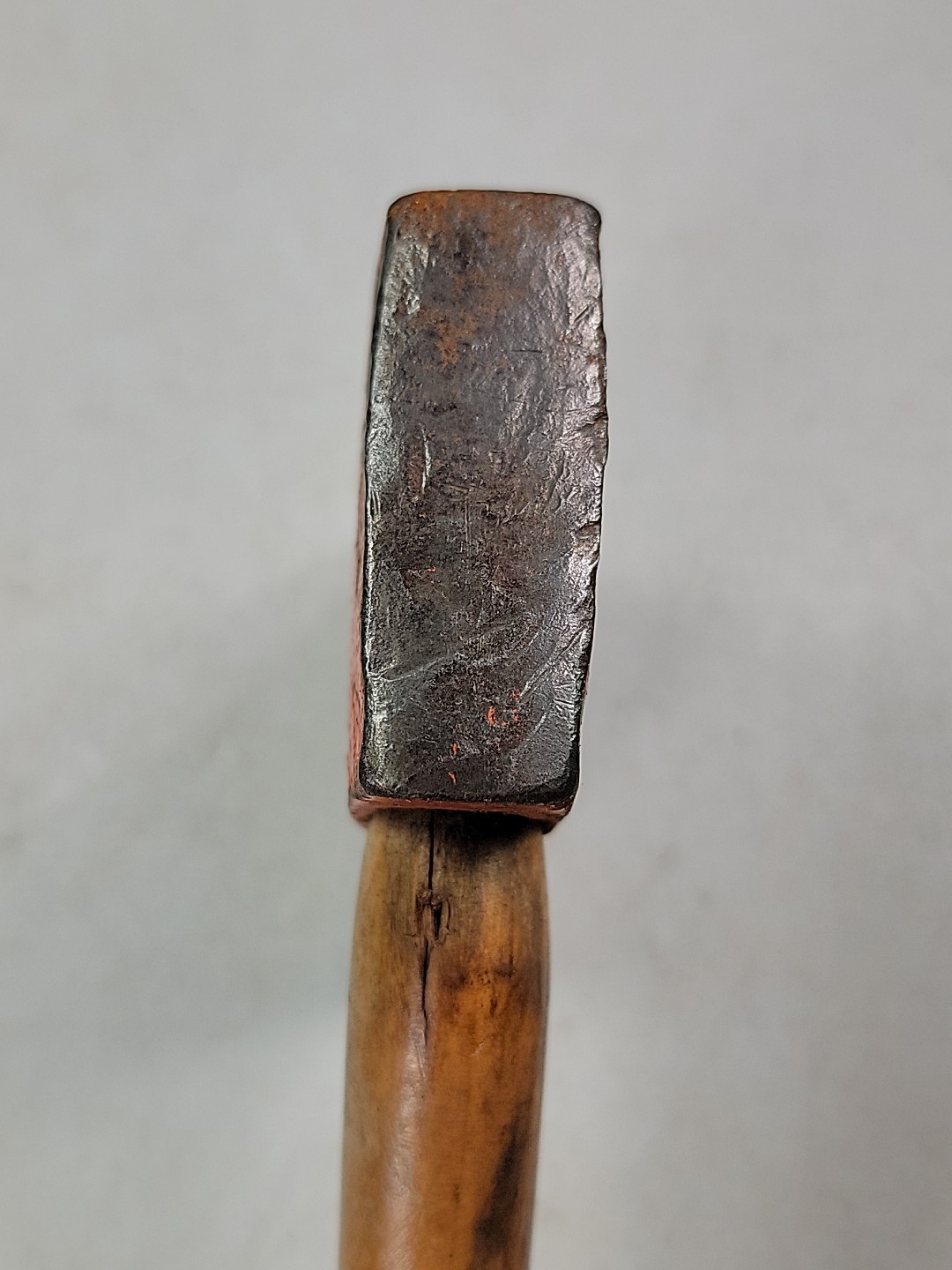 Vintage SANDVIK Sweden Camping Axe Hatchet 1-1/4lb & Leather Sheath 15″ Handle