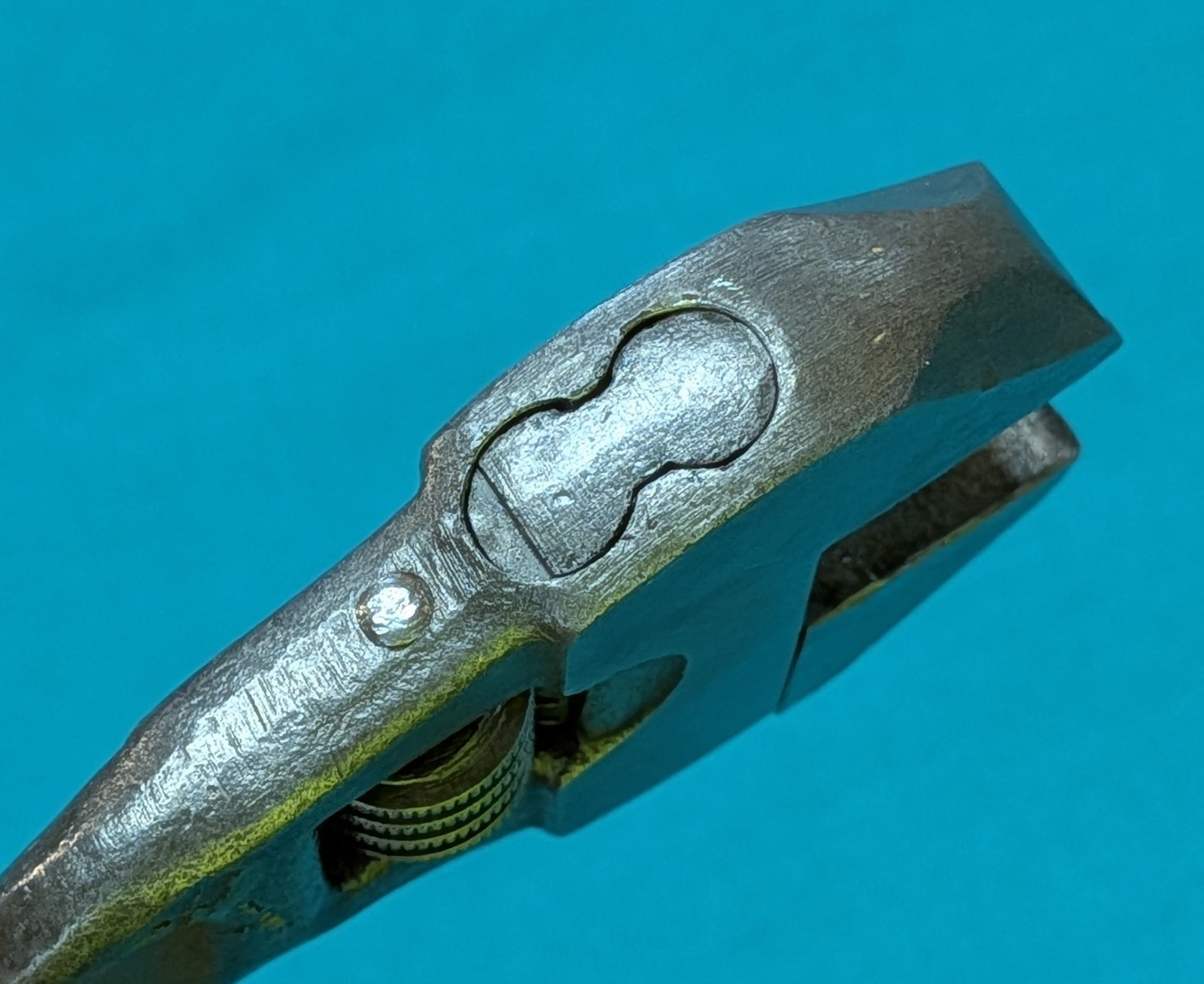 Antique J.D. Robinson Tool Works 8″ S-Curved Adjustable Wrench ca. 1907-22 USA