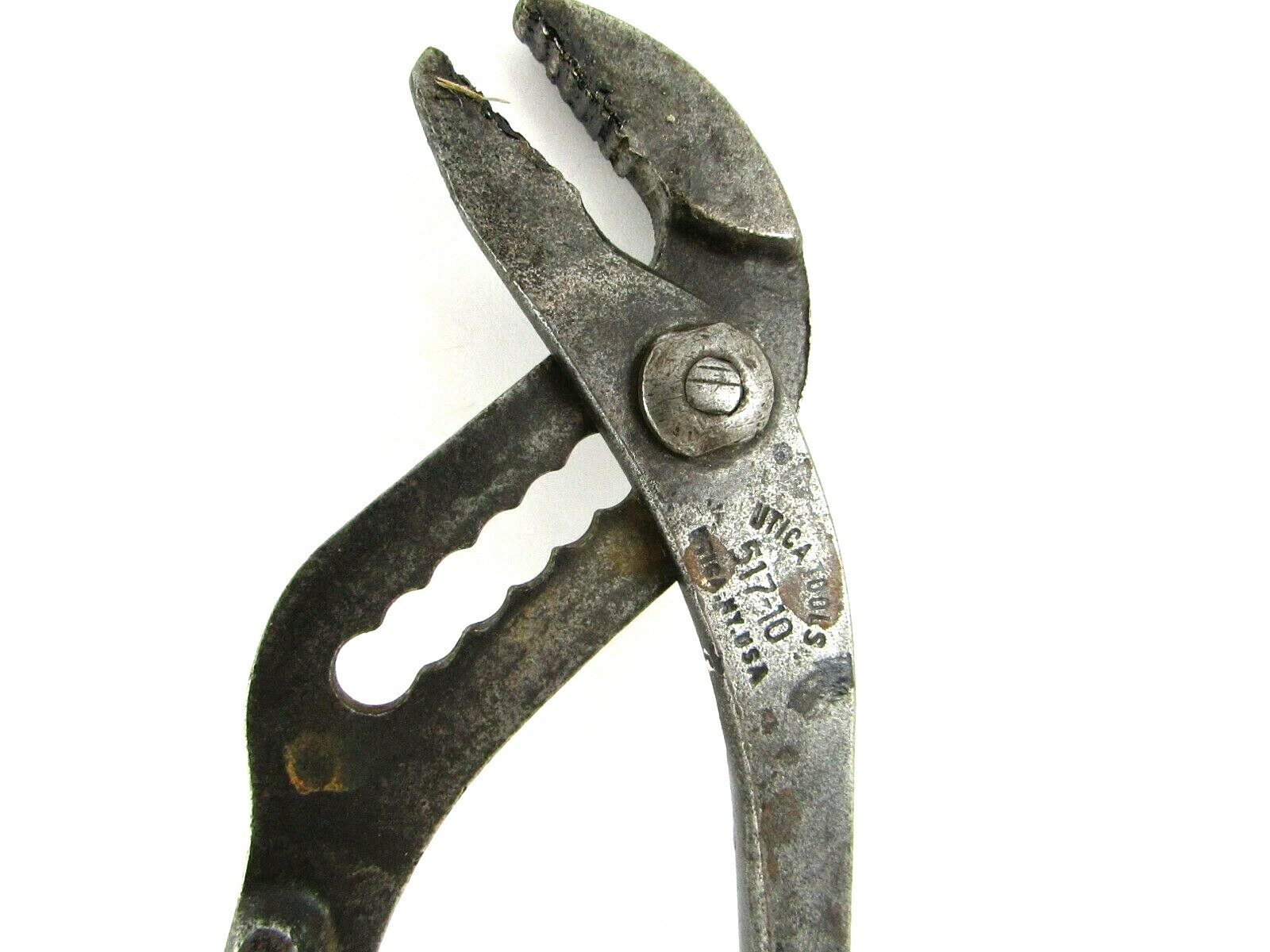 Vintage Utica Drop Forge & Tool Company No. 517-10 Waterpump Pliers USA Tool