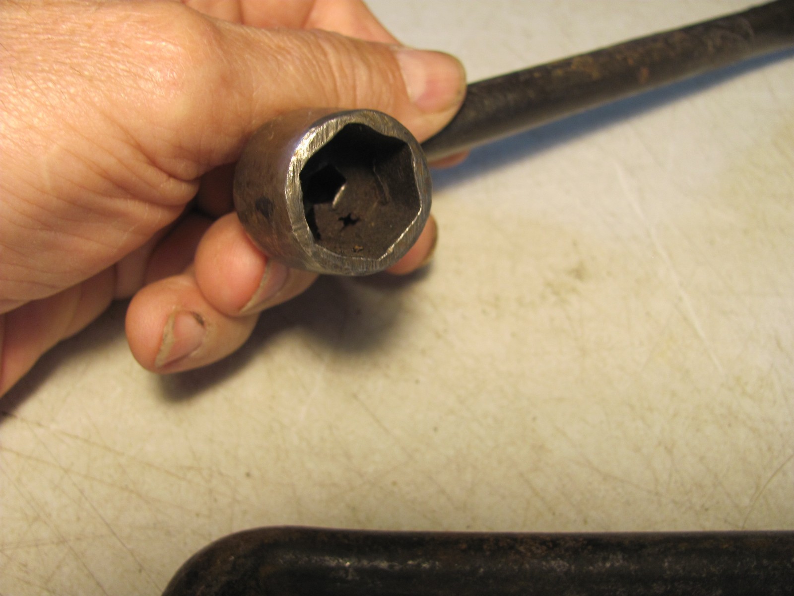 2-Vintage Lug wrenches.1 is Ford T-5893. Other no brand.