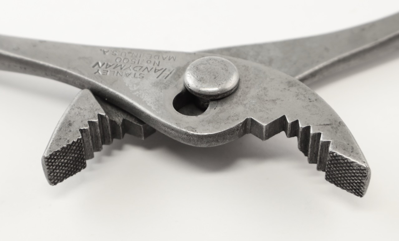 Stanley Handyman (MADE in U.S.A.) No. 1500 Slip Joint Pliers / Mt Top Tools