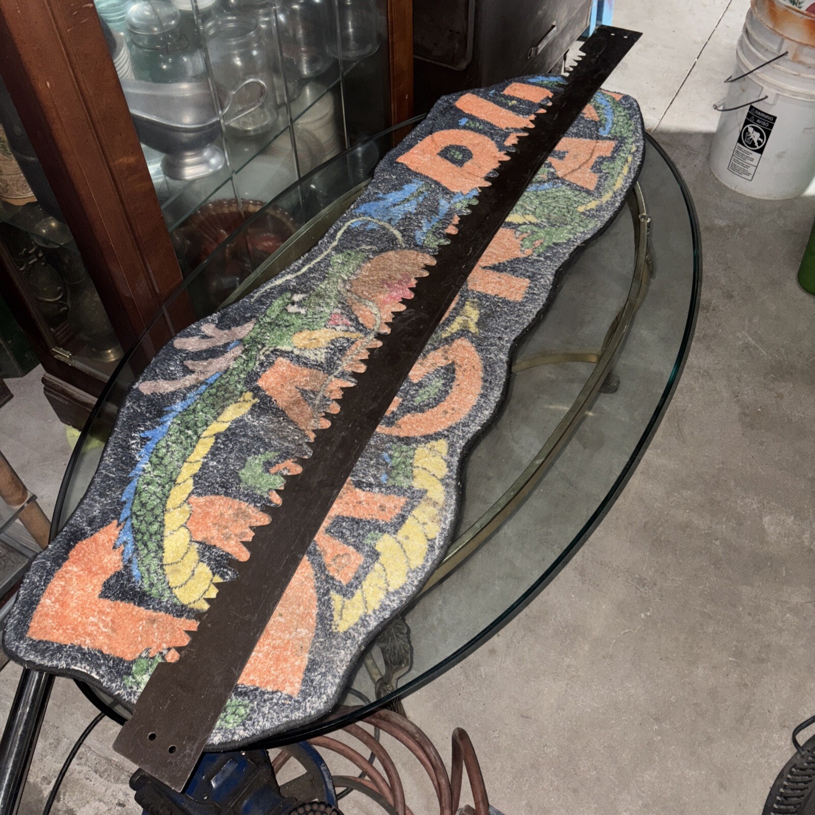 Vintage, 2-Man Crosscut Hand Saw/No Handles/60” LONG