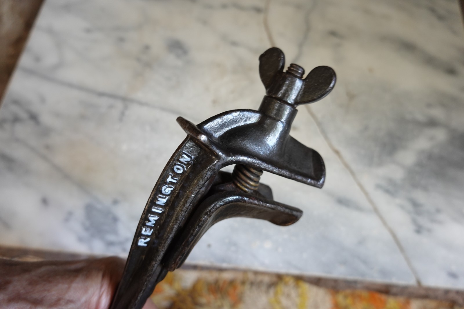Antique REMINGTON ADJUSTABLE CARRIAGE WRENCH MAY 21 1878 Buggy Mechanic Farm