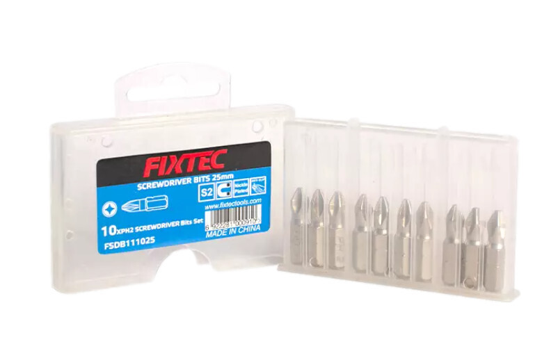 10PCS pH2 Anti-Slip Magnetic Positioning Screwdriver Bits Set with Plastic Tr…
