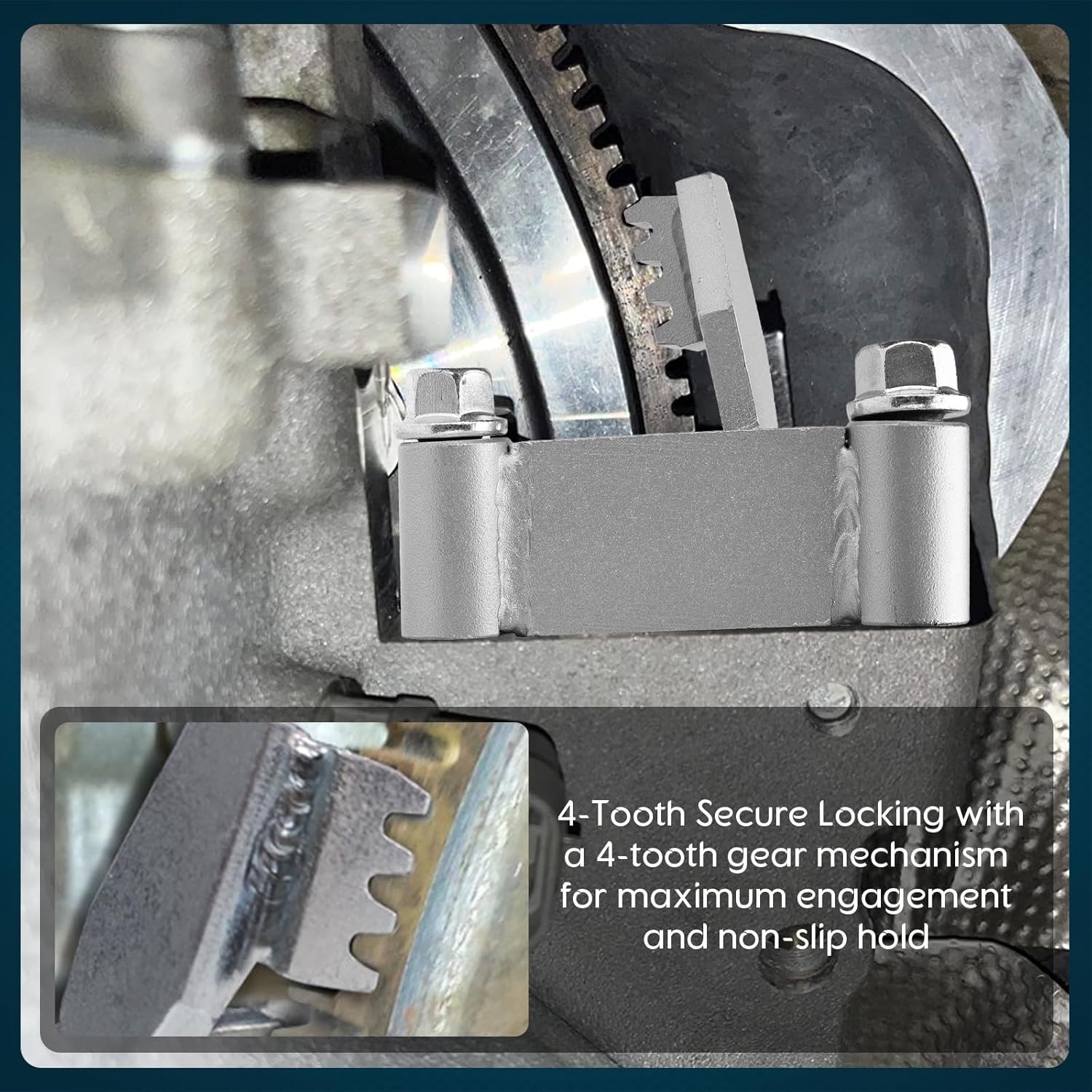 Compact Flywheel Holder for GM LS Engines – Easy Installation & Secure Lock