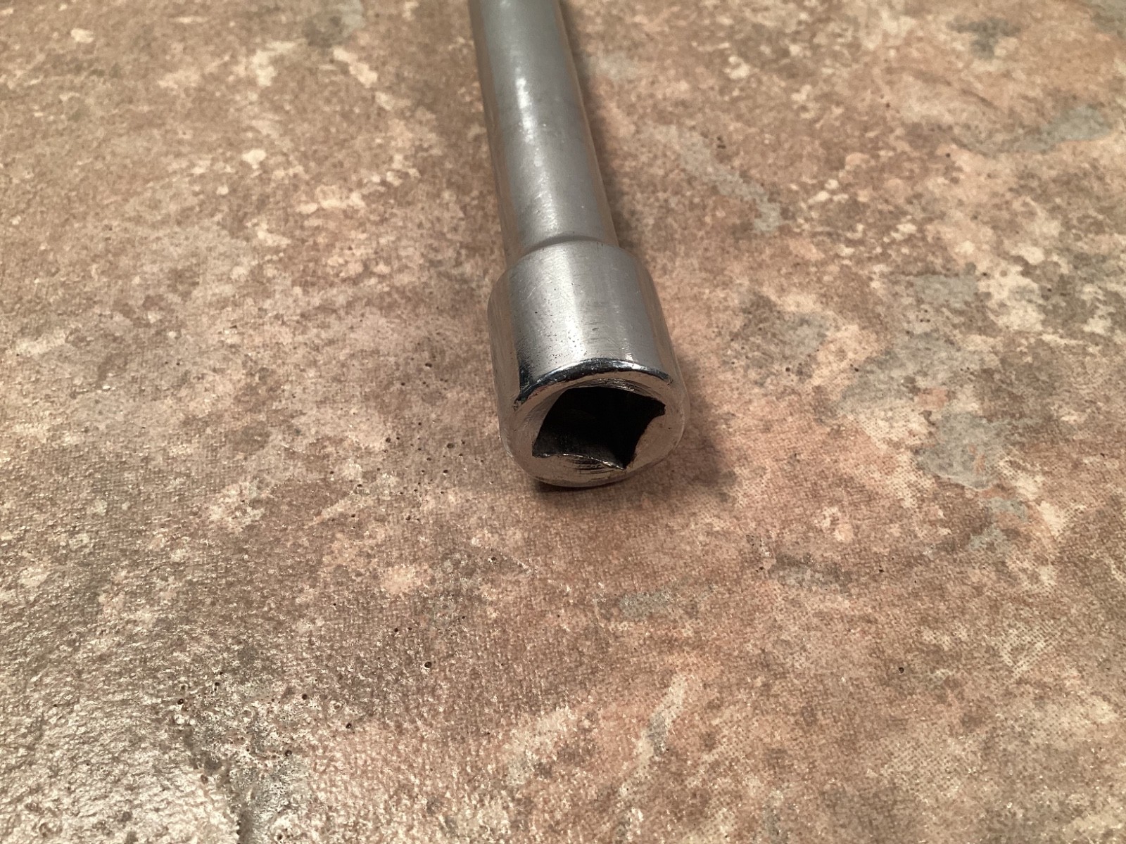 Vintage NOS Extension Bar 3/8″ Drive 6″ Length Forged Steel Chrome Socket Tool