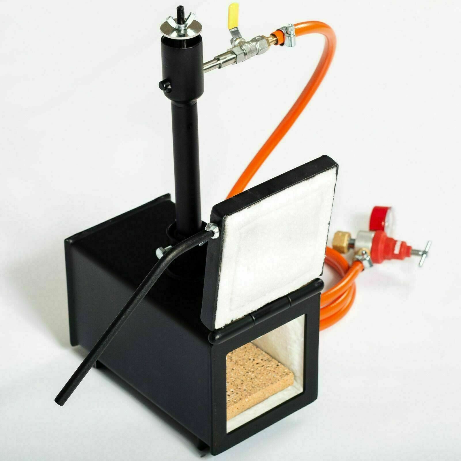 DFPROF1+1D GAS PROPANE FORGE Furnace Burner Knife Making Blacksmith Farrier