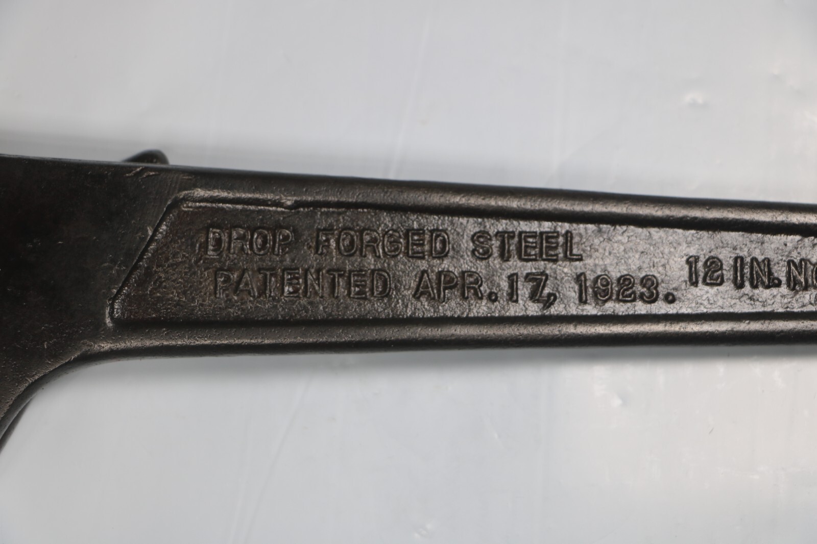 1923 Vintage 12 Inch Gellman Mfg. Co. #121 POLLY Adjustable Wrench