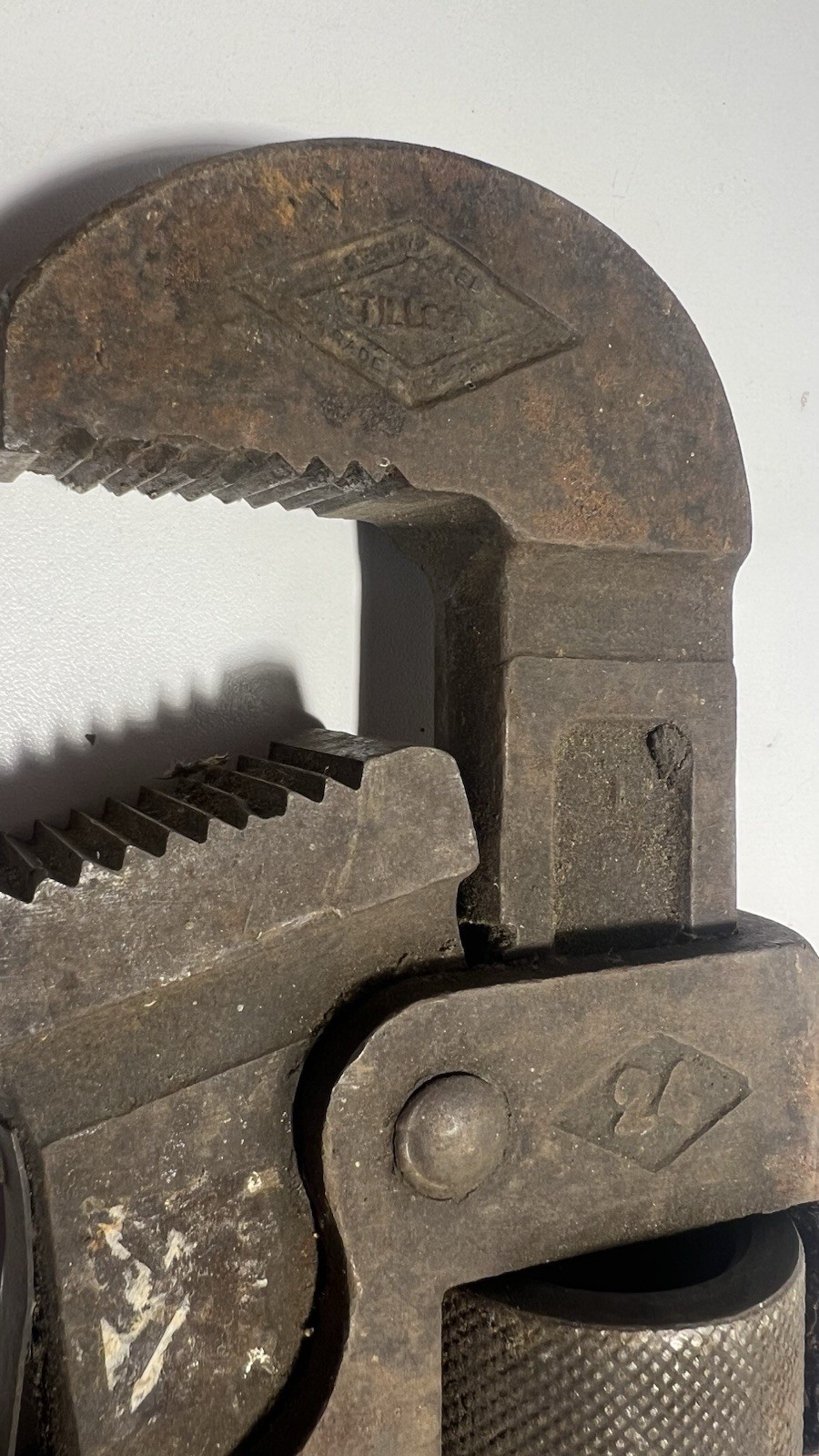 24” Stillson Pipe Wrench by Walworth Boston USA