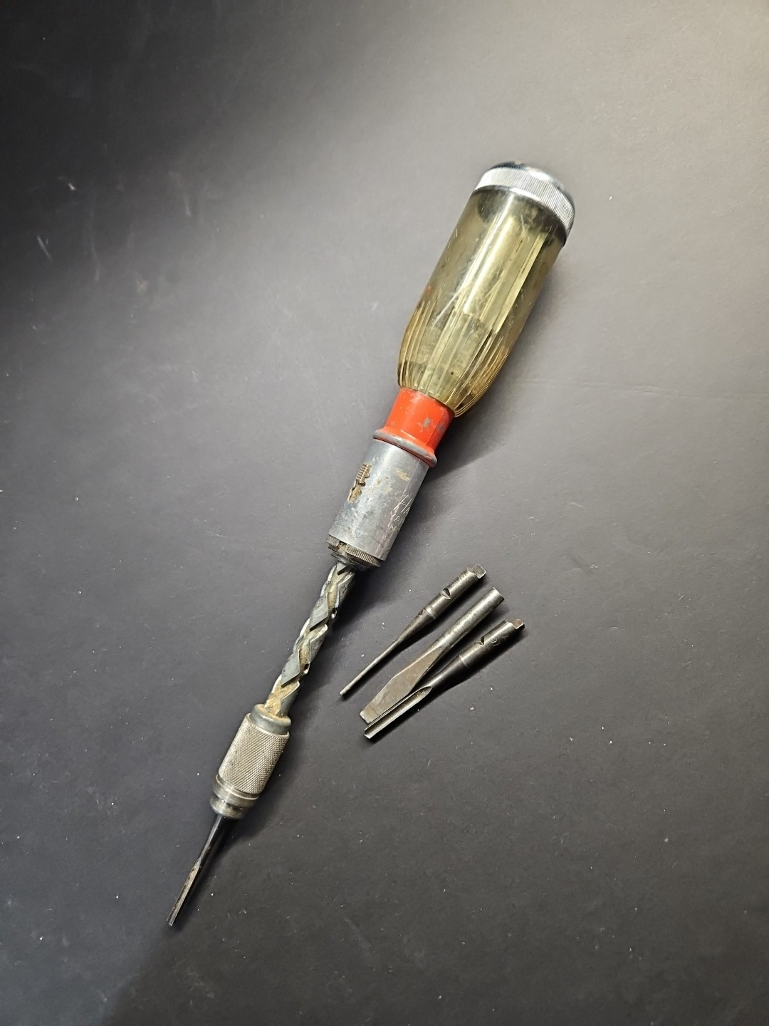 Stanley Handyman Yankee No. 233H Screwdriver With Bits Carpentry Hand Tool