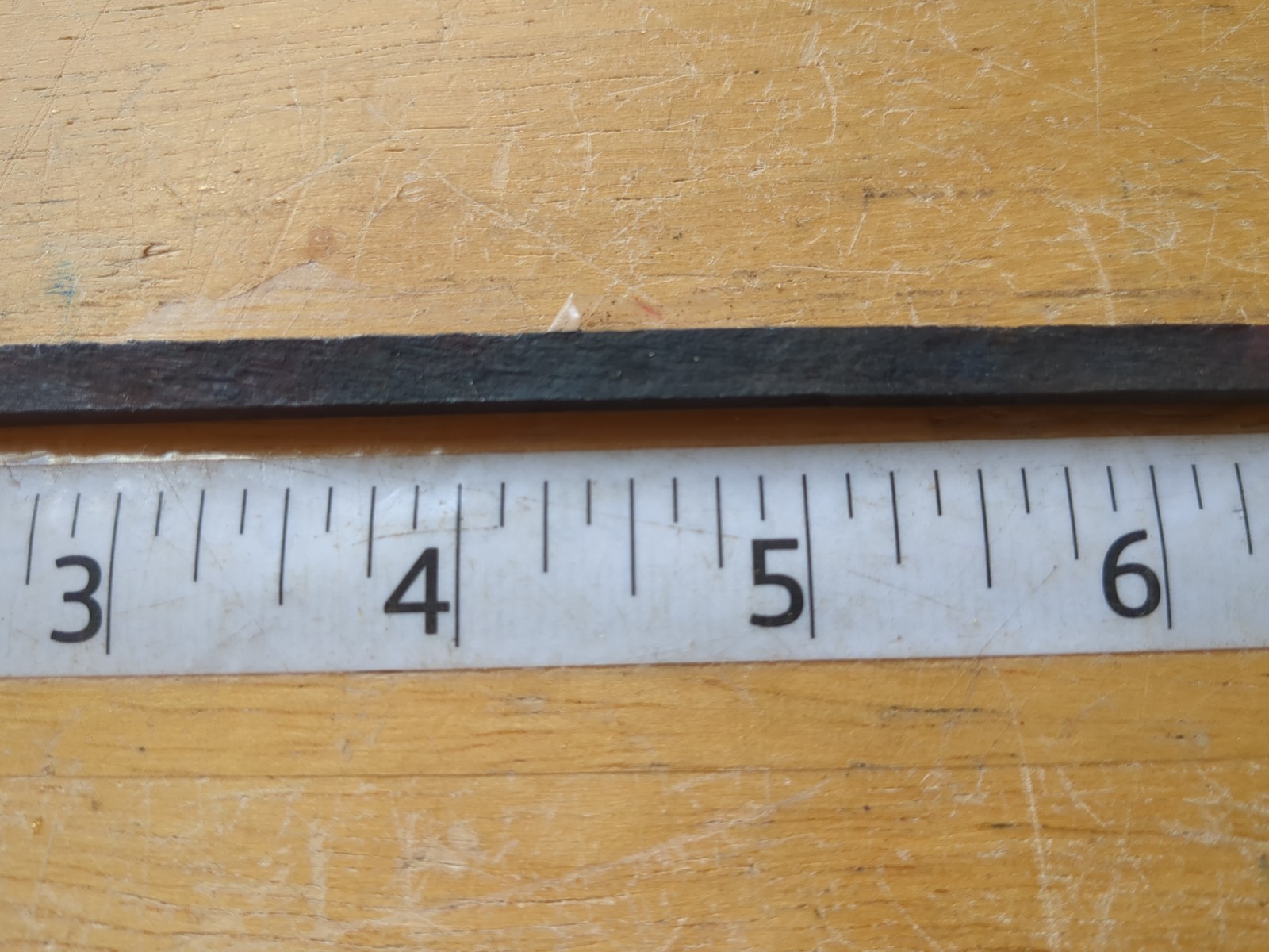 Vintage Antique Bead Plane Iron Blade, 1/4″ x 7 1/4″