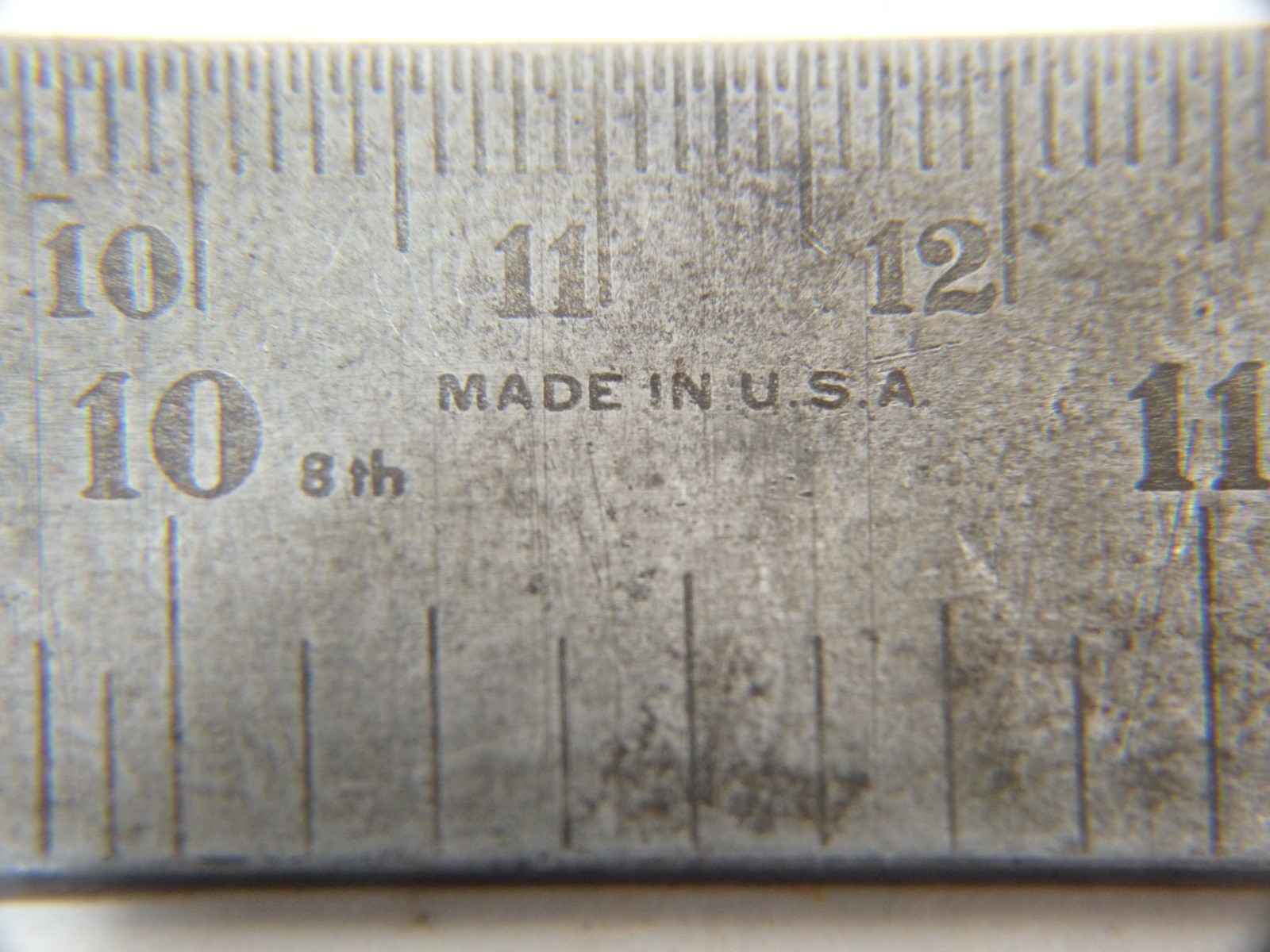 Vintage 12″ Pioneer No. 3000 Machinist Draftsman Rule w/Decimal Equivalent Chart