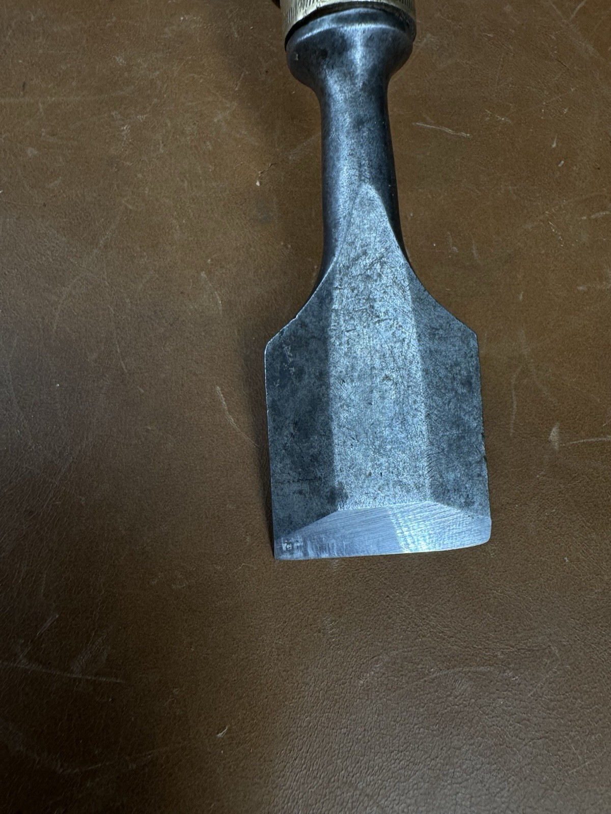 Vintage E.A BERG ESKILSTUNA 1-1/4″ Butt Chisel, Restored w/Curly Maple Handle!