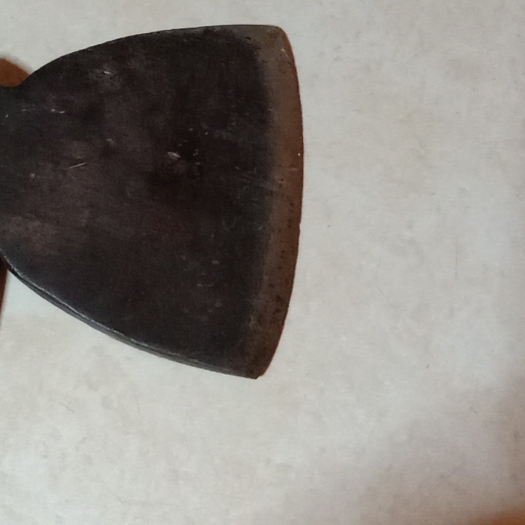 ANTIQUE Hewing Tool AXE 17″ Total Length With Wood Handle + 6.25″ Head