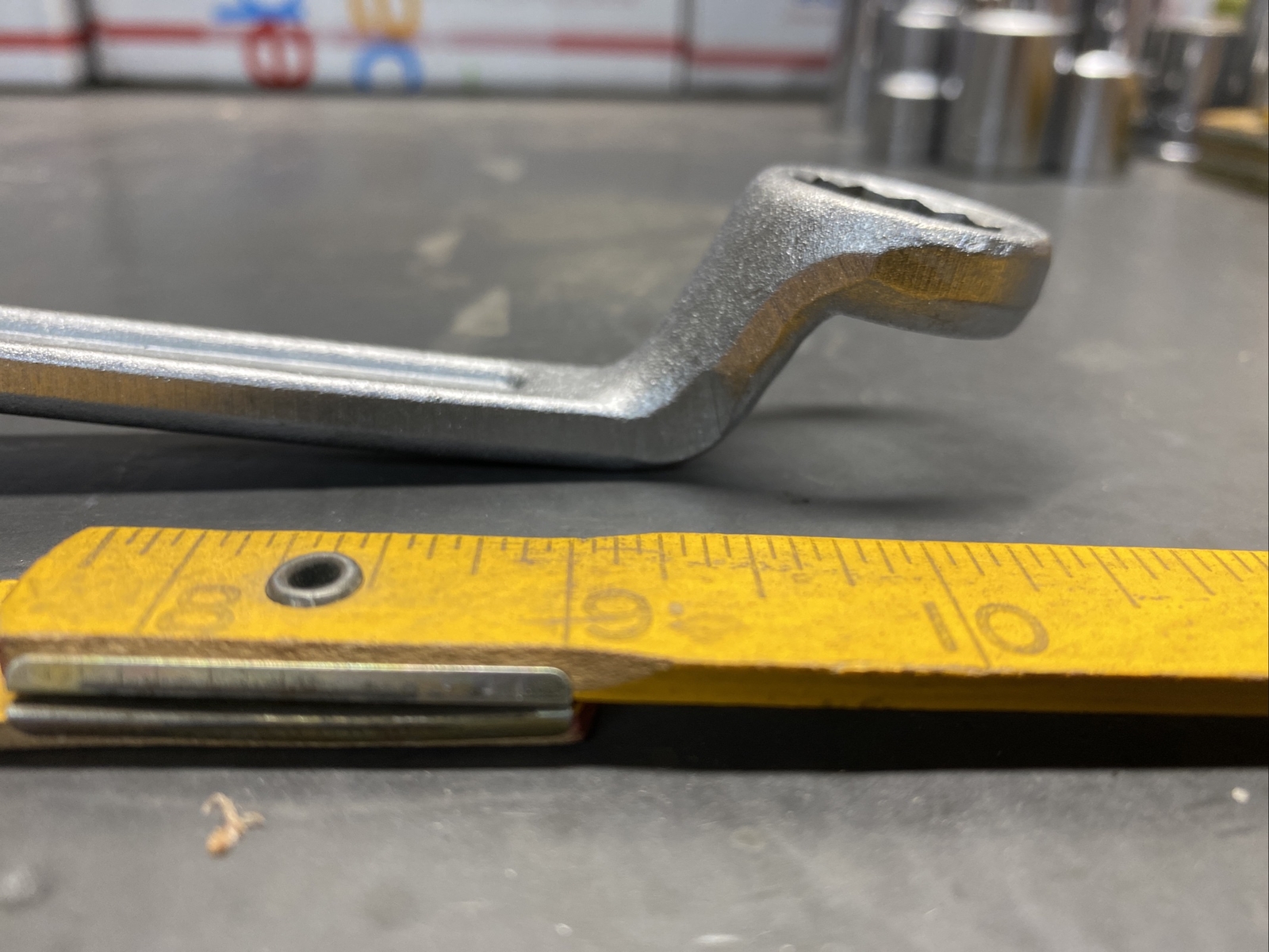 Vintage Drebo No. 13B 25/32” X 3/4” 12 Point Offset Double Box End Wrench! Nice