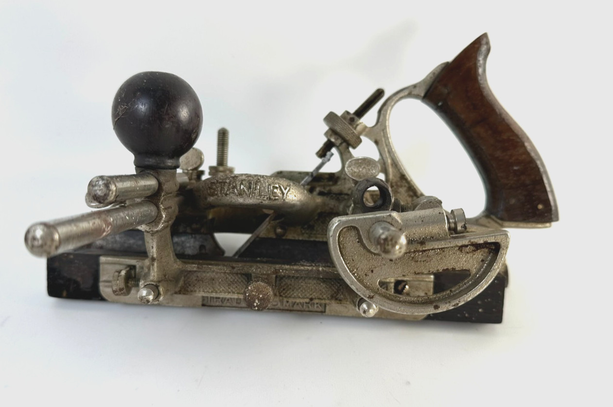 Antique Stanley No.45 Combination Plane Woodworking Tool Rb