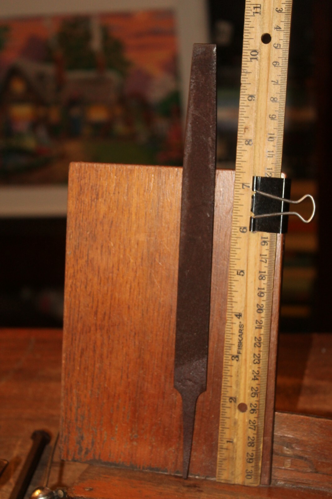 Antique Nicholson Black Diamond Mill Bastard File