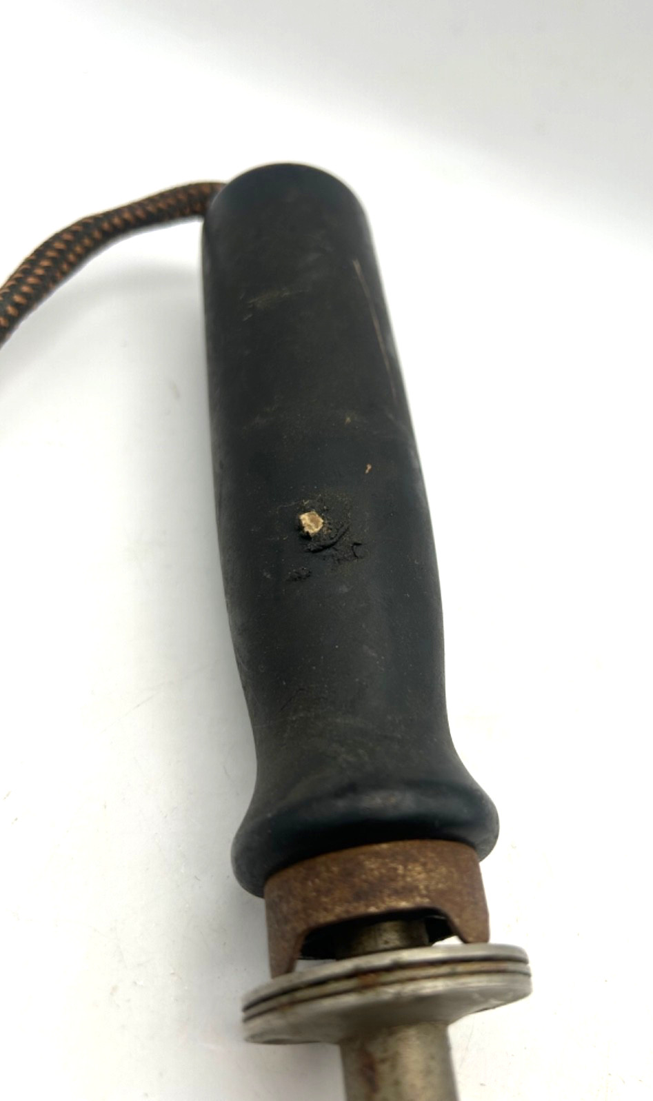 Vintage SOLIS 20W Electric Soldering Iron Cloth Cord 120V Untested Tool