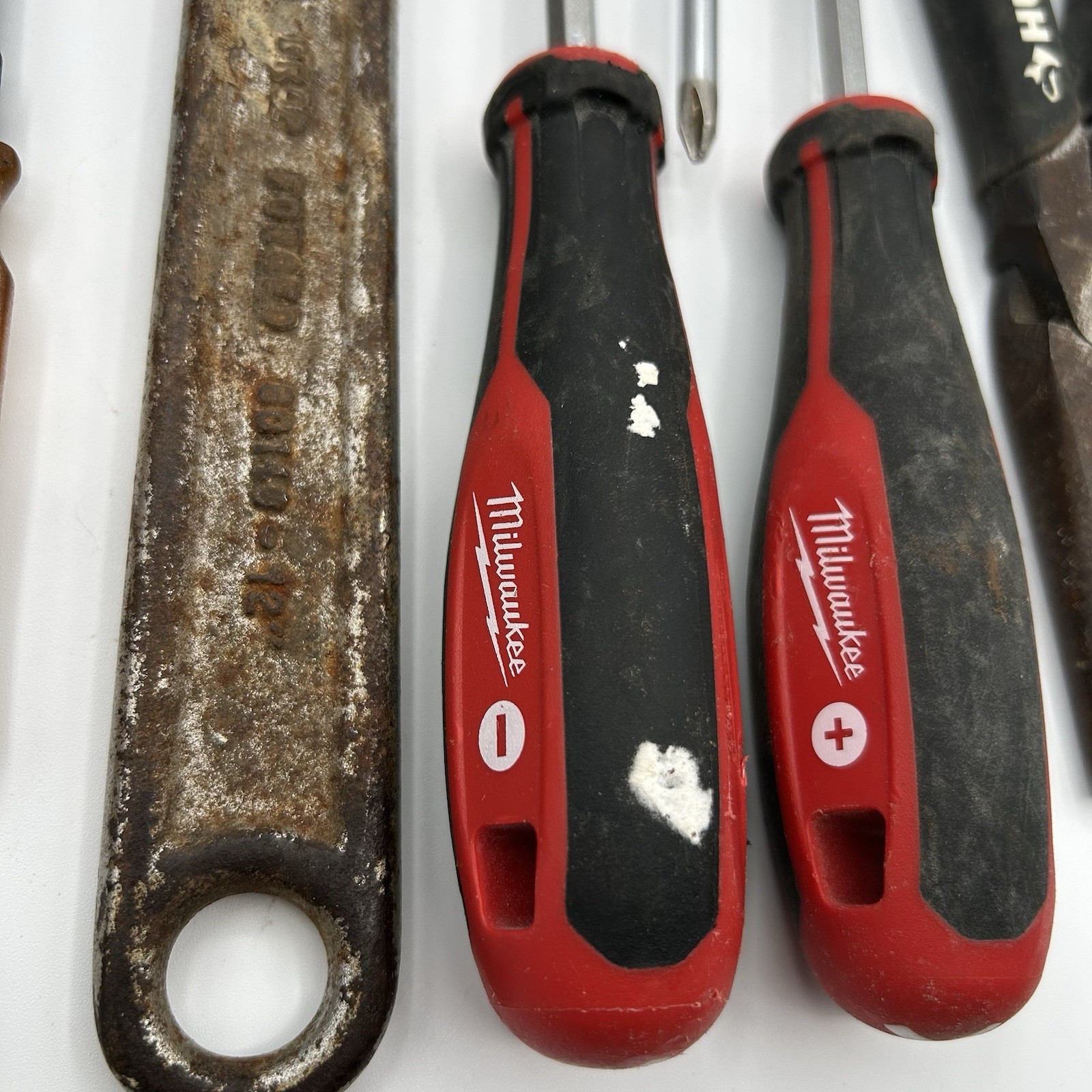 Huge Lot Of Assorted Tools Craftsman Crescent Milwaukee Husky Stanley