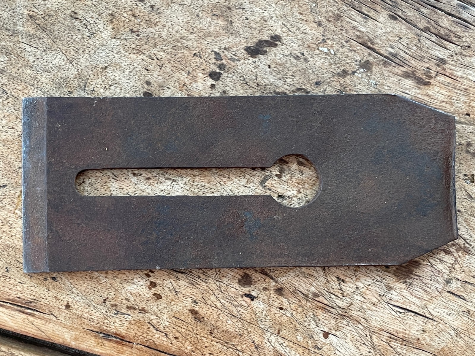 Antique Marples Hibernia Cast-Steel Wood-Plane Iron 2.5″ / 64mm circa 1890