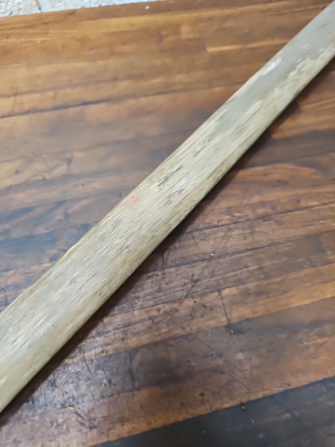 R15- Antique 7 lb MANN Lewistown Pa Fire Axe with Tooth Cutting Edge
