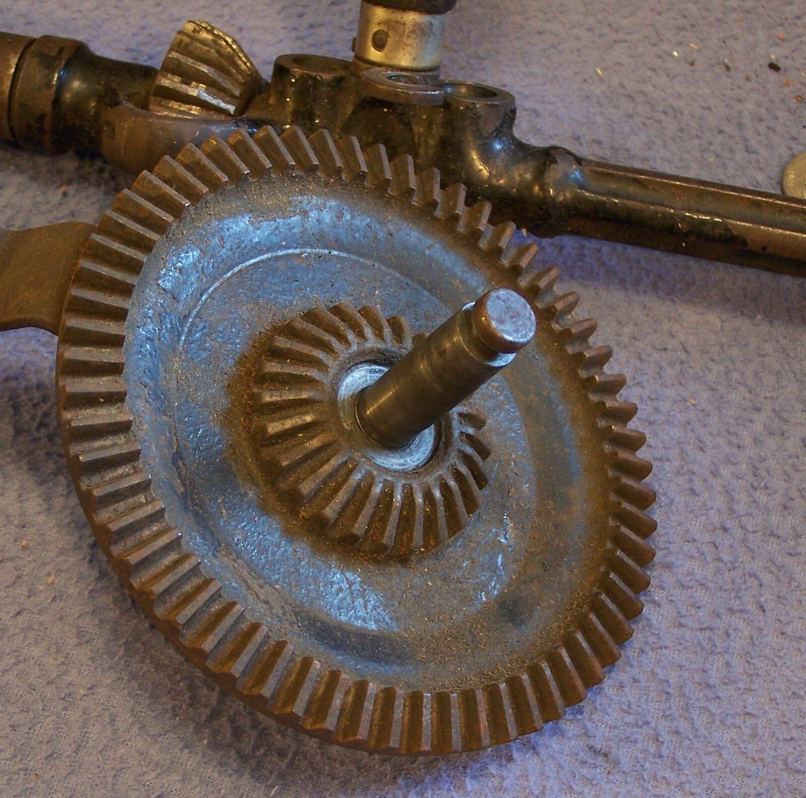 John S Fray Co two speed Breast Drill Ball Bearing Spindle rosewood