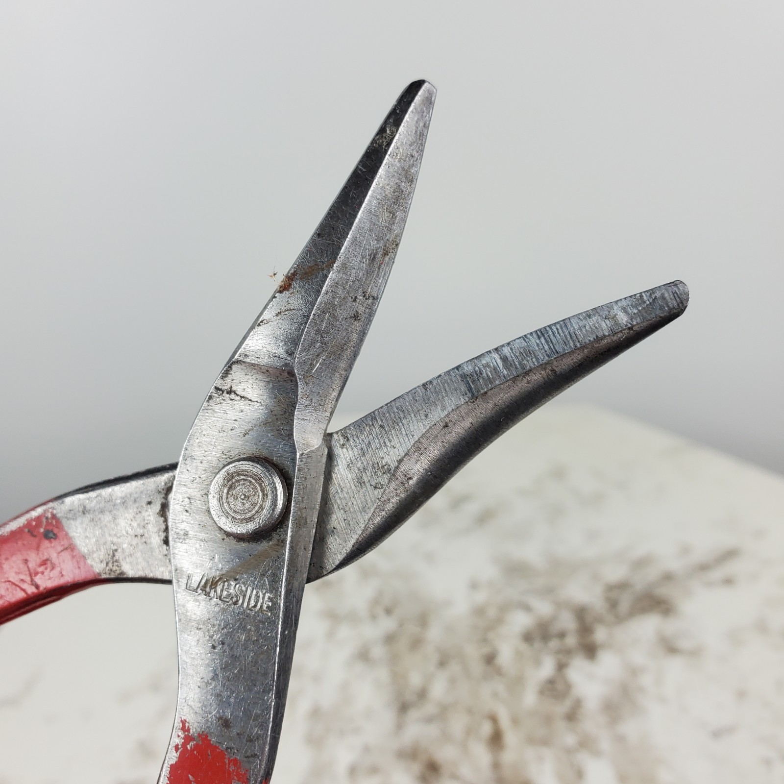 Vintage Heavy Duty Drop Forged in USA Tin Snips 10 Inches #9142