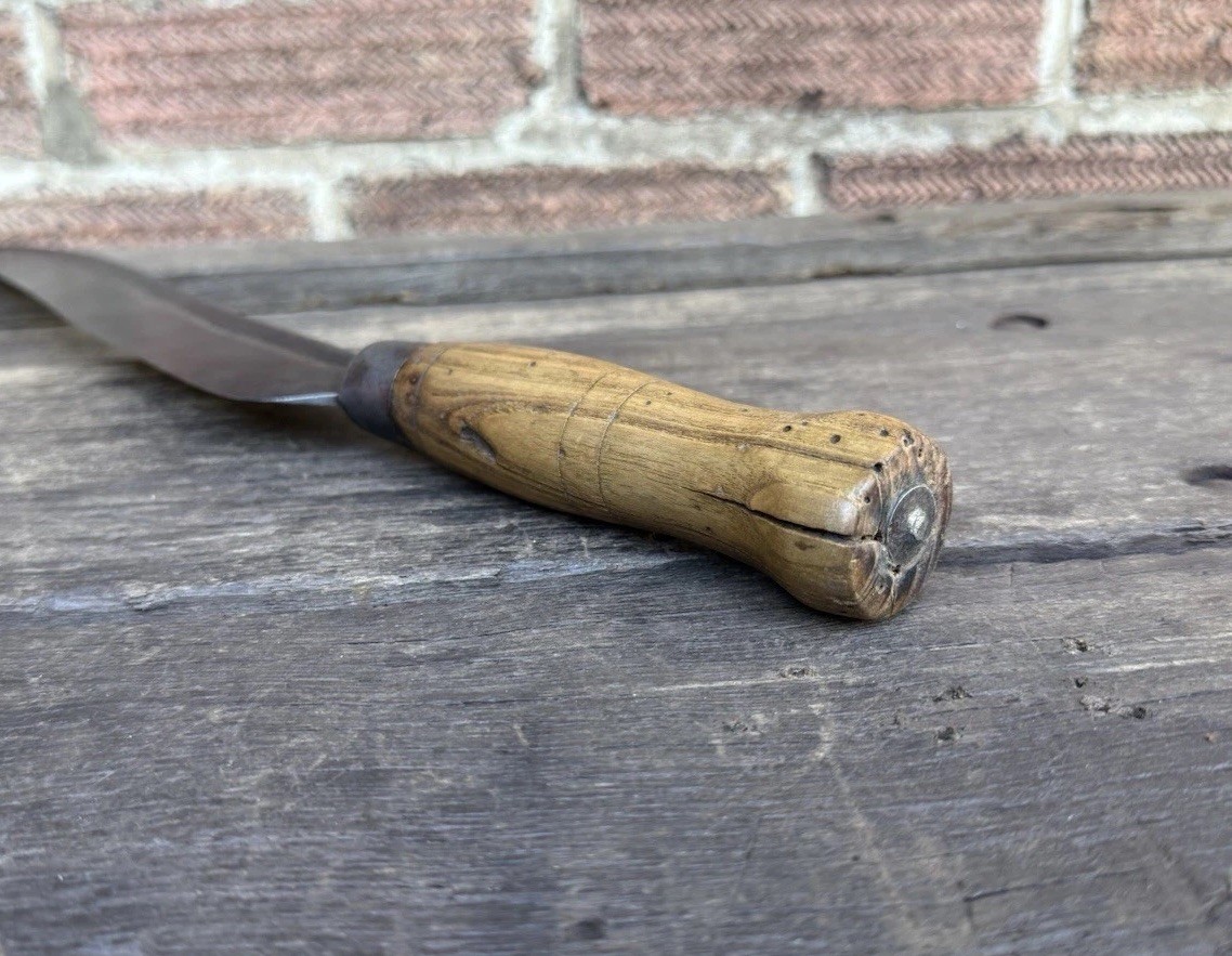 Vintage Early Morris Devon Slasher Sickle Scythe Billhook Garden Old Tool