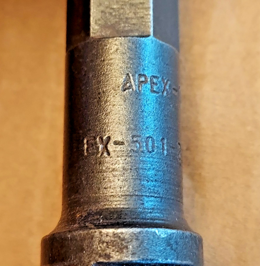 Lot of 4 Cornwell & APEX 3″, 7/16″ drive pinned impact adapters – 3/8″ & 1/2″