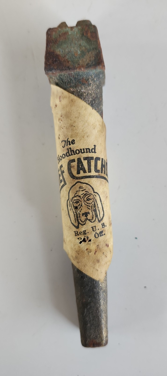Vintage The Bloodhound Thief Catcher Stamp Punch Tool “54 CP”