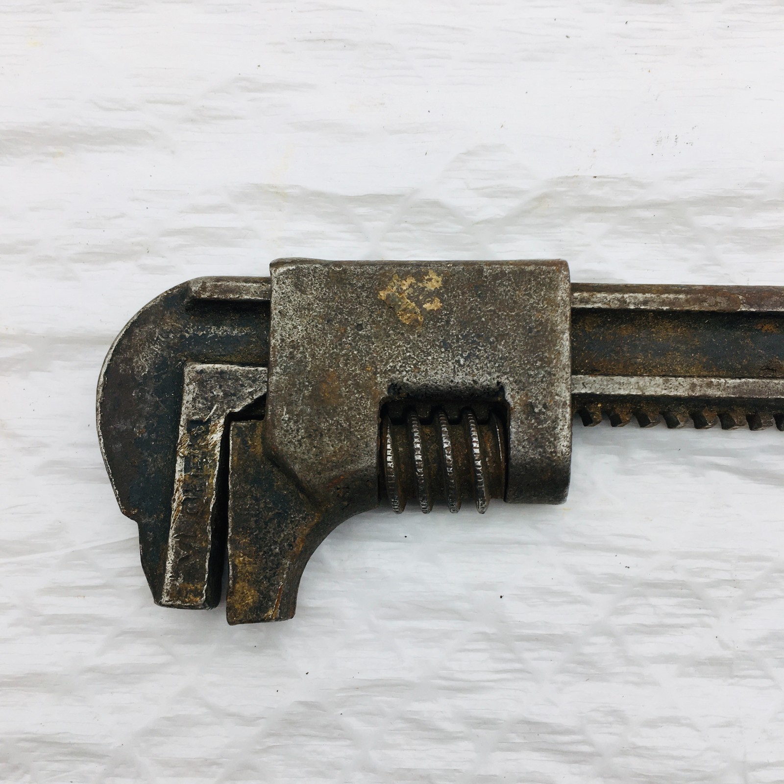 Ridgid Heavy Duty 9″ Pipe Wrench Made in USA Vintage Ridge Tool Co Elyria Ohio