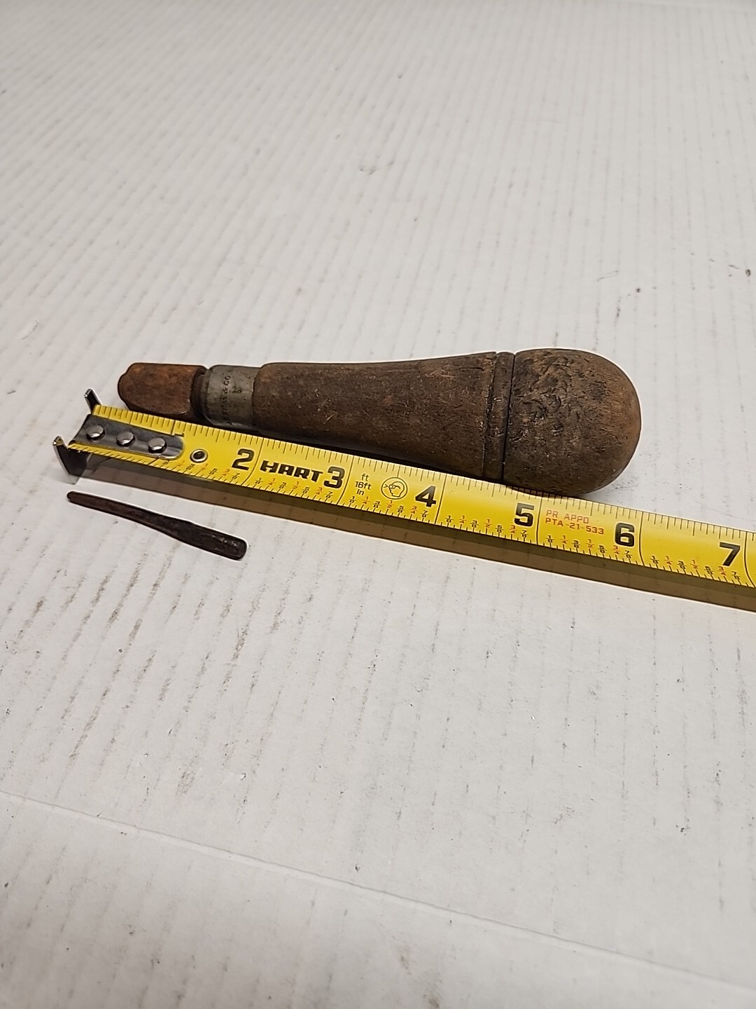 Vintage J.S. Fray & Co Multi-Tool Wood Handle USA & One With Words Patent 1884