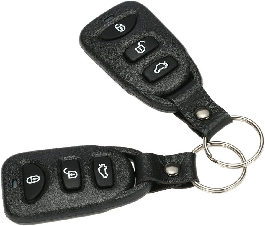 Cerradura de Puerta de Coche Universal 4Pcs Actuador Cierre Centralizado Puerta