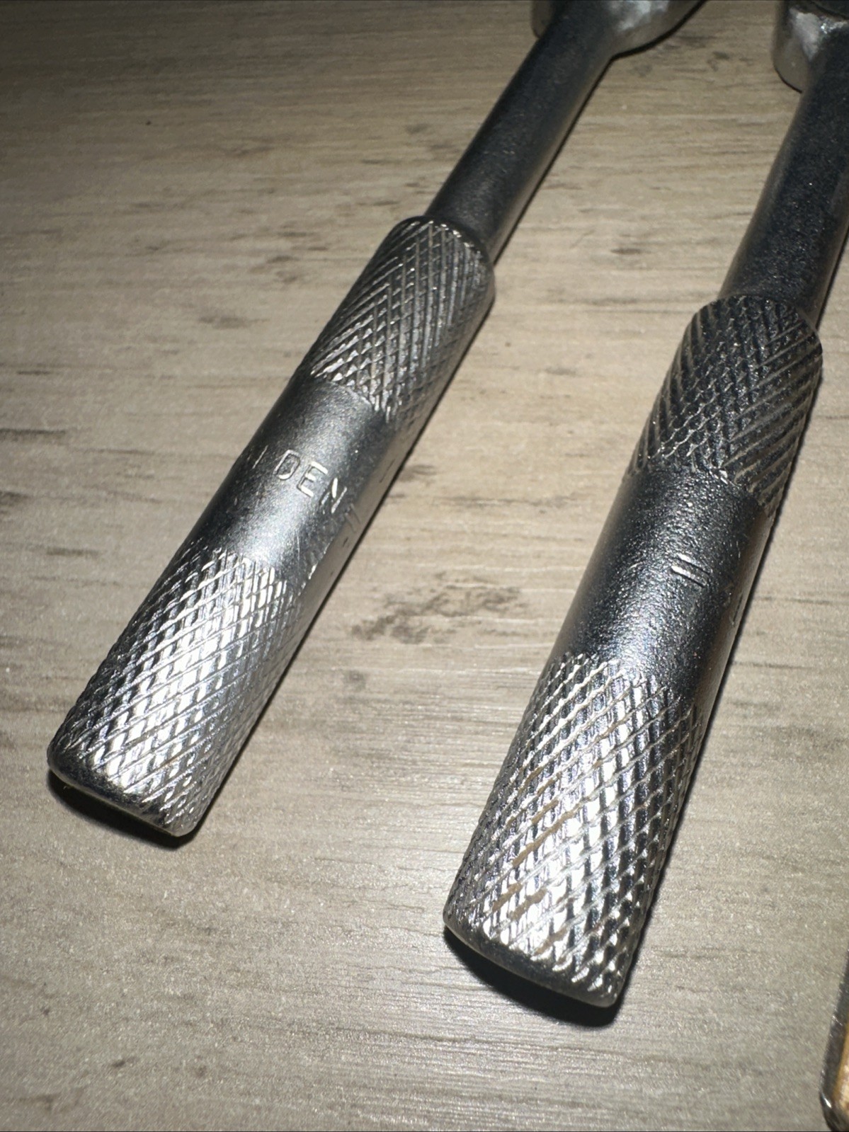 2 Walden #3150 Ratchets 1/4″ Drive Knurled Handle USA Vintage